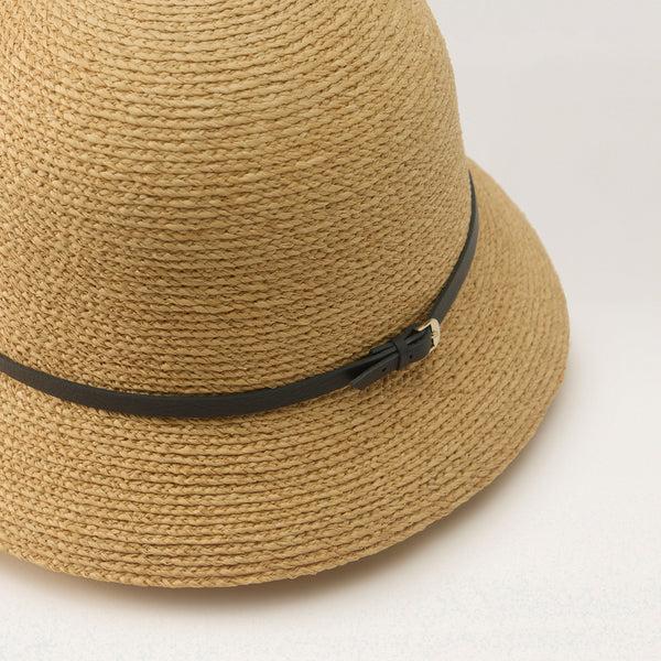 Helen Kaminski Besa 6 Hat Cloche Natural/ Indigo