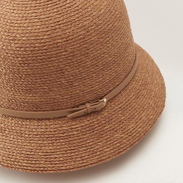 Helen Kaminski Besa 6 Hat Cloche Nougat/Nut