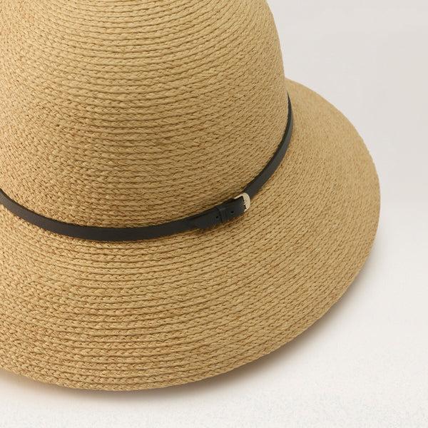 Helen Kaminski Besa 9 Hat Cloche Natural/ Indigo