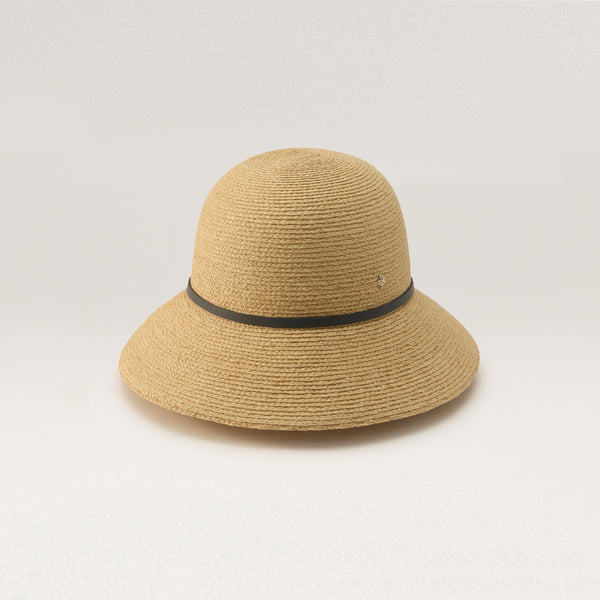 helen kaminski Besa 9 Hat Cloche Natural/ Indigo