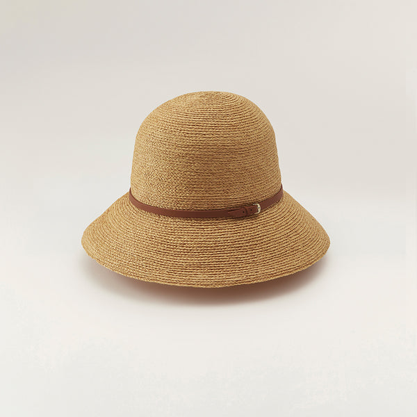 Helen Kaminski Besa 9 Hat Cloche Natural/Tan