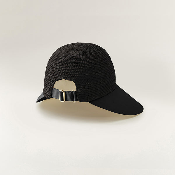 Helen Kaminski Blaise Hat Visor Charcoal/Black