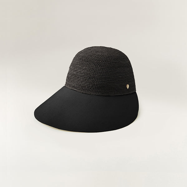 helen kaminski Blaise Hat Visor Charcoal/Black
