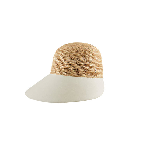 helen kaminski Blaise Hat Visor Natural/Off White