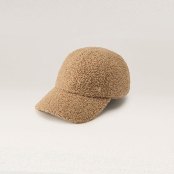helen kaminski Bower Wool Blend Cap Hat Cap Camel