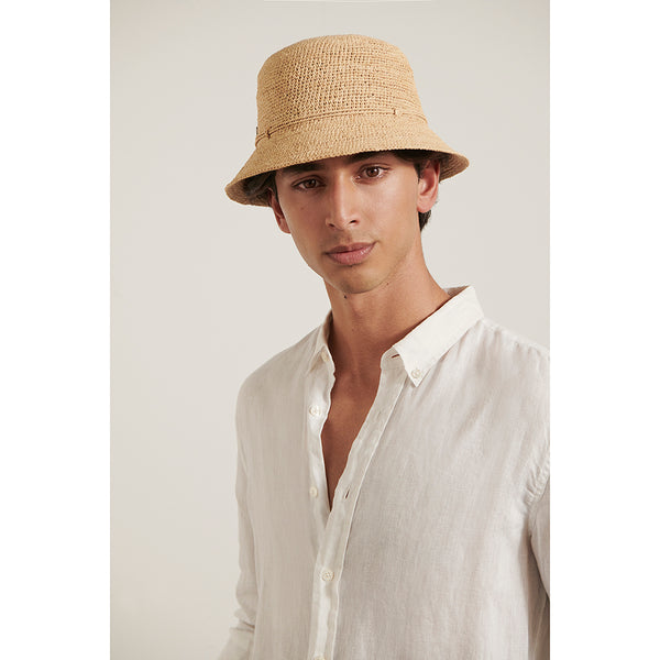 Helen Kaminski Britton Hat Bucket Natural