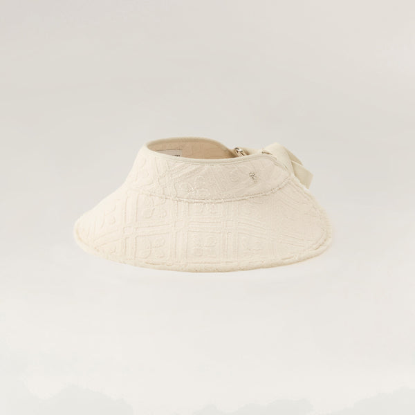 helen kaminski Carlota Hat Visor Parchment