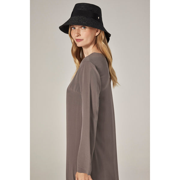 Helen Kaminski Clover Hat Bucket Charcoal/Black