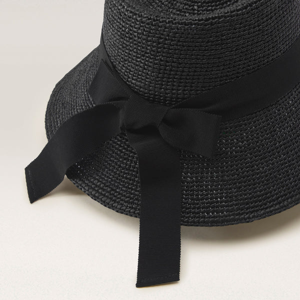 Helen Kaminski Clover Hat Bucket Charcoal/Black