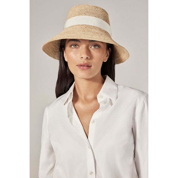 Helen Kaminski Clover Hat Bucket Natural/Cream