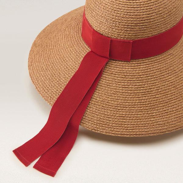 Helen Kaminski Cori Hat Wide Brim Nougat/ Tropical