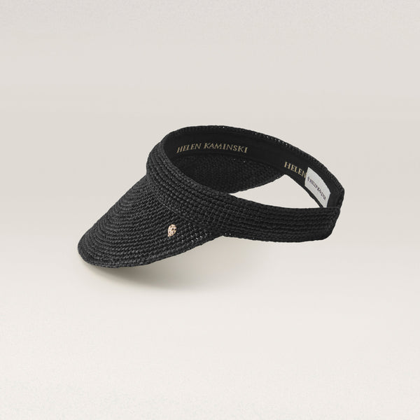 Helen Kaminski Erin Hat Visor Charcoal