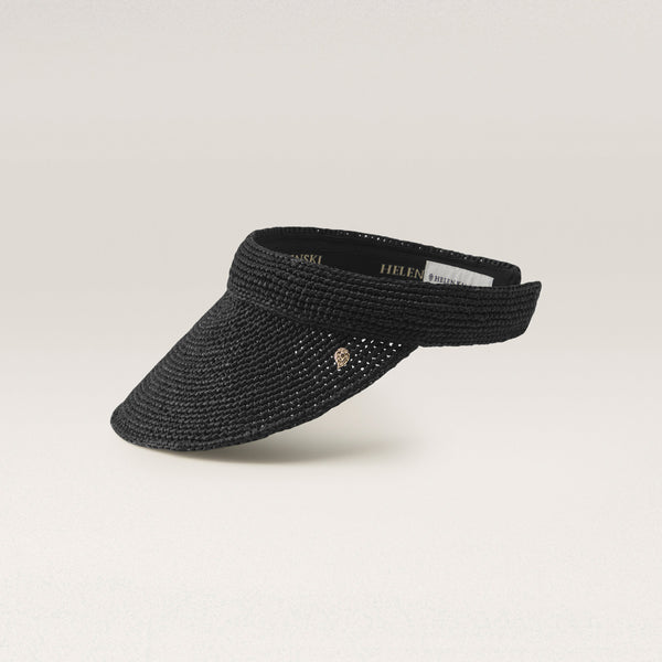 Helen Kaminski Erin Hat Visor Charcoal