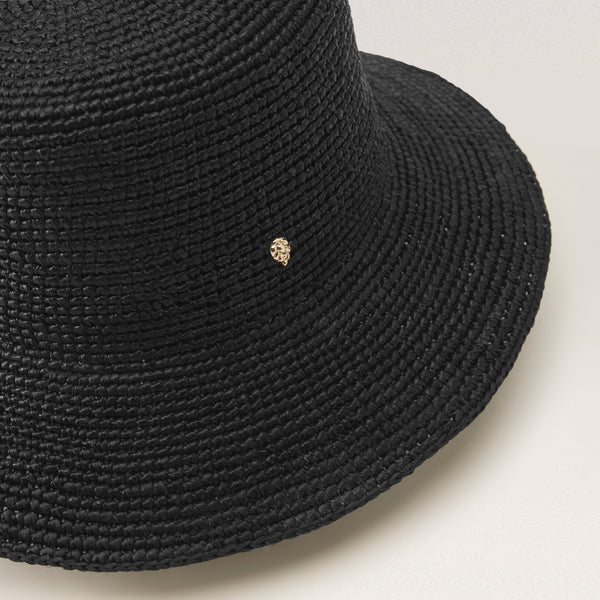Helen Kaminski Esther Hat Medium Brim Charcoal