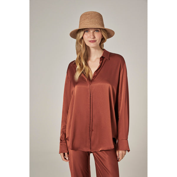 Helen Kaminski Esther Hat Medium Brim Nougat