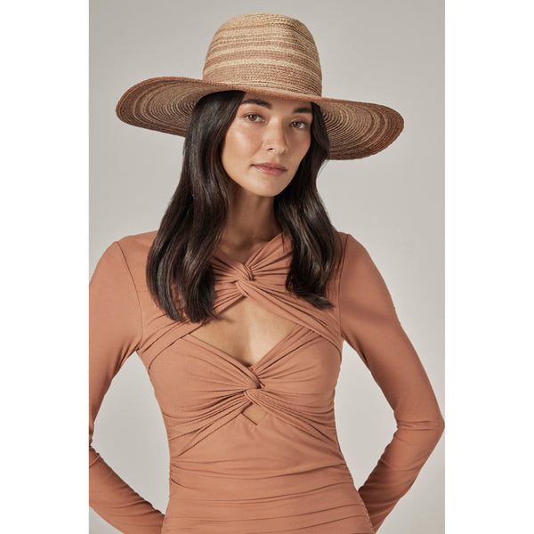 Helen Kaminski Iluka Hat Cowboy Natural Ombre