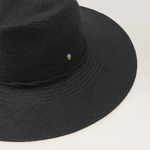 Helen Kaminski Ishtar Hat Wide Brim Charcoal