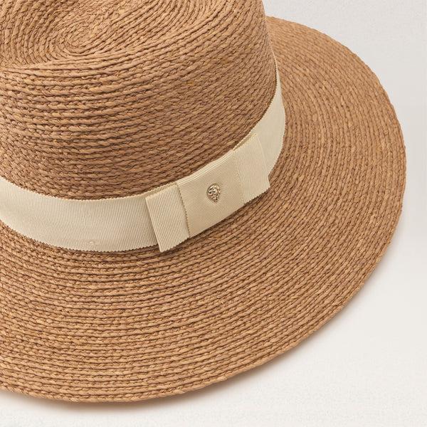Helen Kaminski Jenna Hat Wide Brim Nougat/Cream
