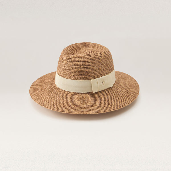 helen kaminski Jenna Hat Wide Brim Nougat/Cream