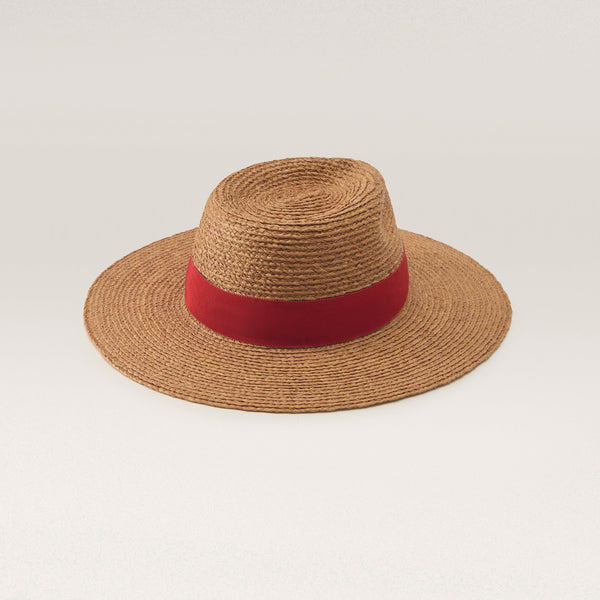 Helen Kaminski Jenna Hat Wide Brim Nougat/ Tropical