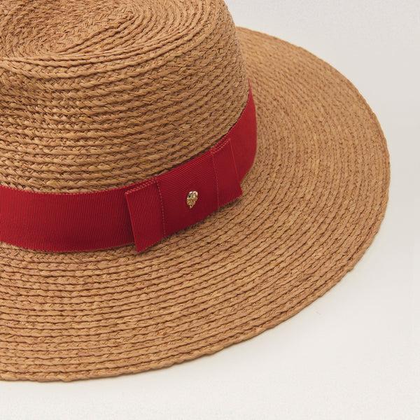 Helen Kaminski Jenna Hat Wide Brim Nougat/ Tropical