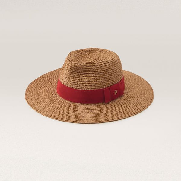 helen kaminski Jenna Hat Wide Brim Nougat/ Tropical