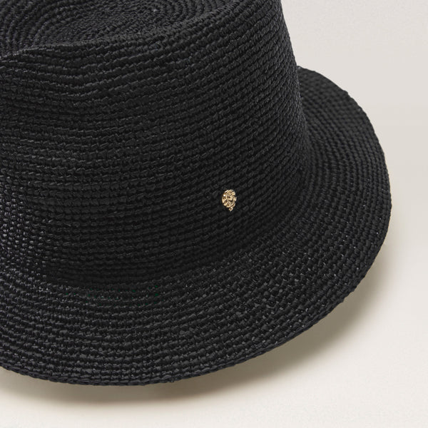 Helen Kaminski Jordan Hat Fedora Charcoal