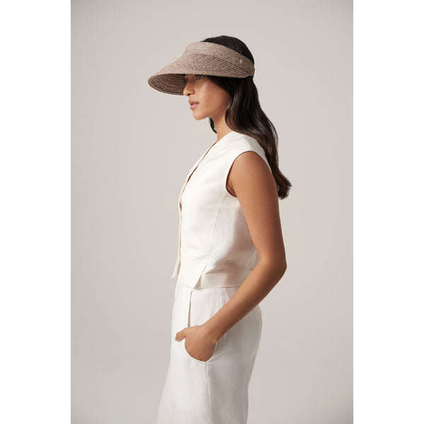 Helen Kaminski Kirsten Hat Visor Eclipse Melange