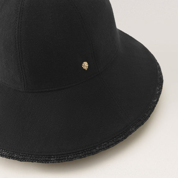 Helen Kaminski Lamassu Hat Cloche Black