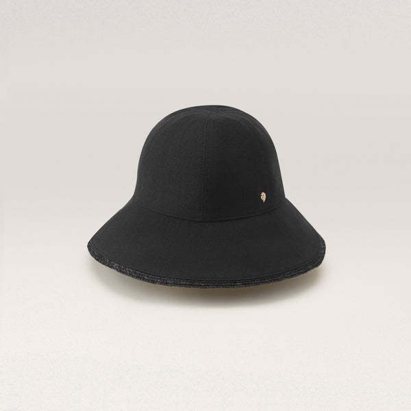 helen kaminski Lamassu Hat Cloche Black