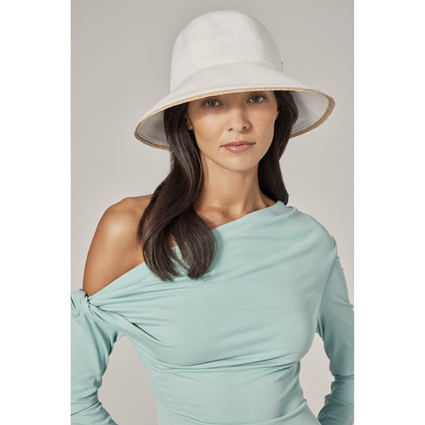 Helen Kaminski Lamassu Hat Cloche Ecru