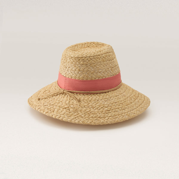Helen Kaminski Leoni Hat Fedora Natural/ Pomelo