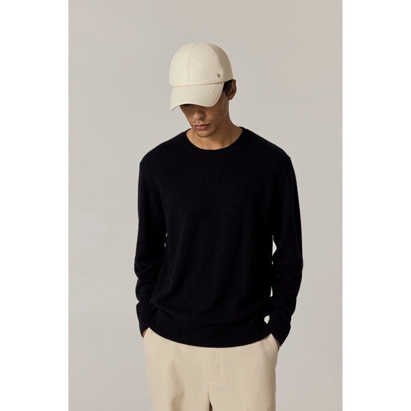 Helen Kaminski Lexie Leather Cap Hat Cap Parchment