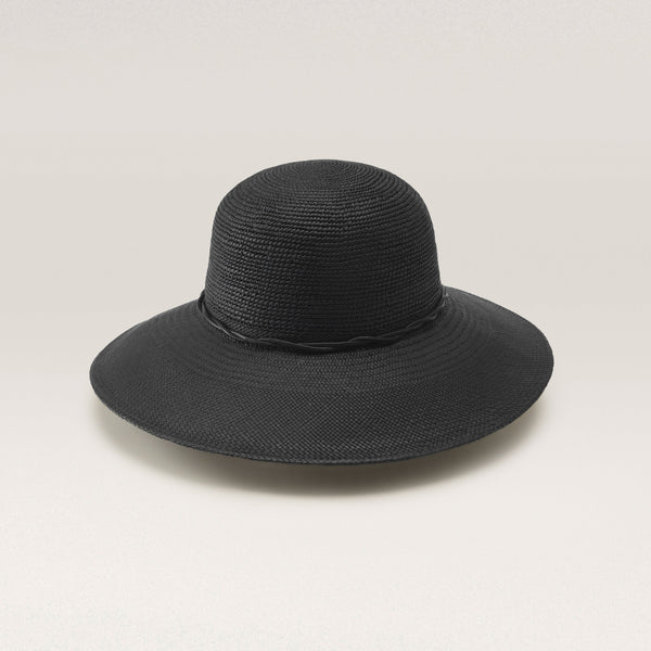 helen kaminski Malina Hat Wide Brim Charcoal
