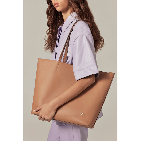 Helen Kaminski Matale Leather Tote Bag Tote Camel