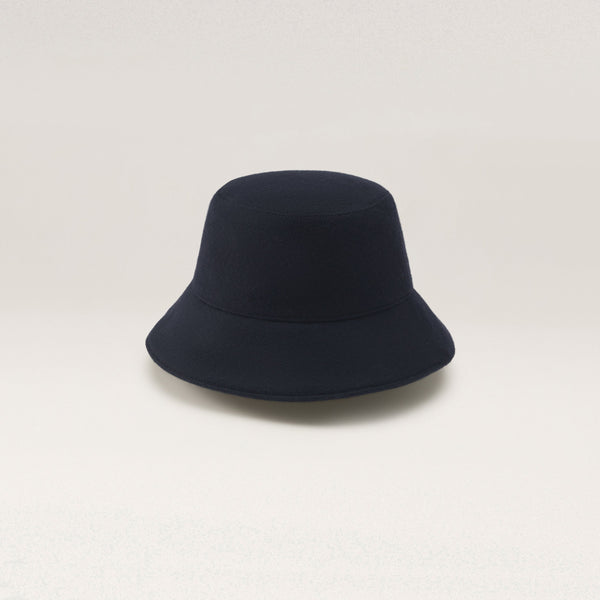 Helen Kaminski Milton Wool Bucket Hat Bucket Navy