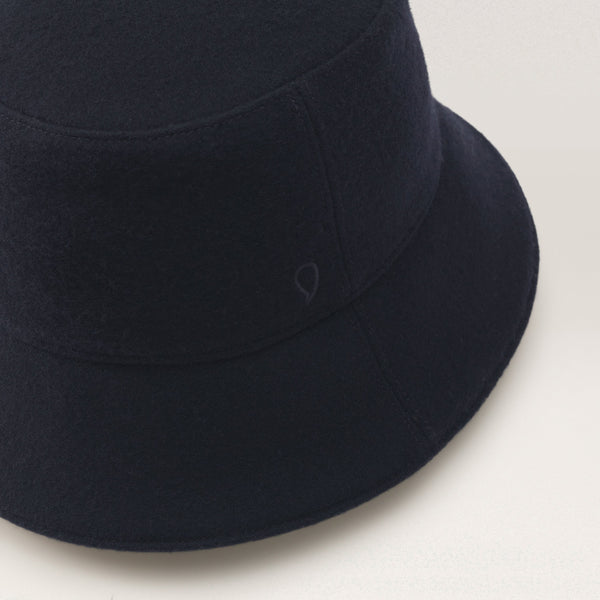 Helen Kaminski Milton Wool Bucket Hat Bucket Navy