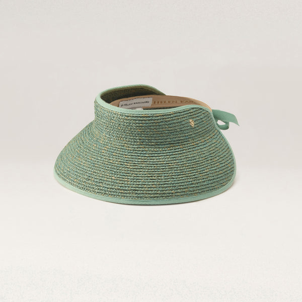 helen kaminski Mita Hat Visor Seaglass