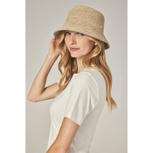 Helen Kaminski Nala Hat Bucket Natural/ Seaglass