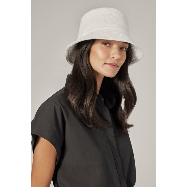 Helen Kaminski Namaka Hat Bucket White