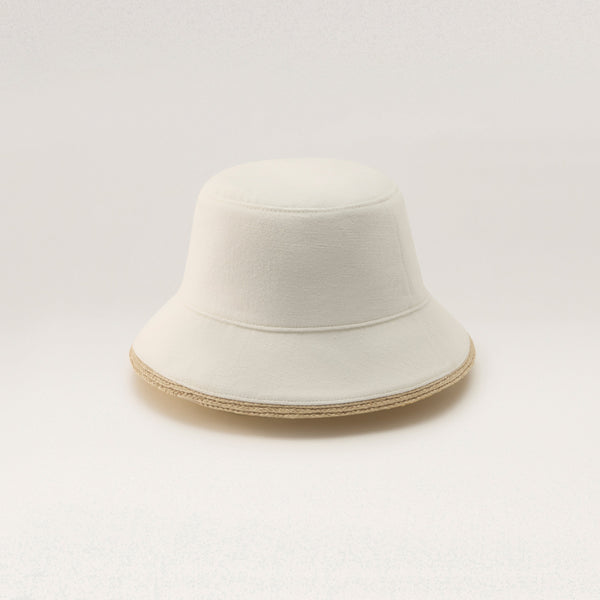 Helen Kaminski Nazar Hat Bucket Ecru