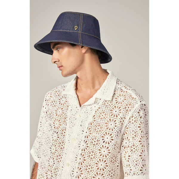 Helen Kaminski Portsea Hat Bucket Indigo