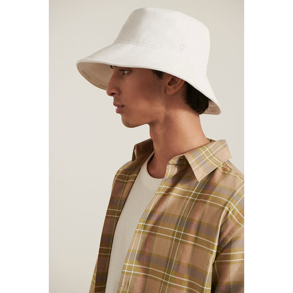 Helen Kaminski Portsea Hat Bucket Off White