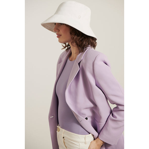 Helen Kaminski Portsea Hat Bucket Off White