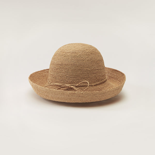Helen Kaminski Provence 10 Hat Turn Up Brim Nougat