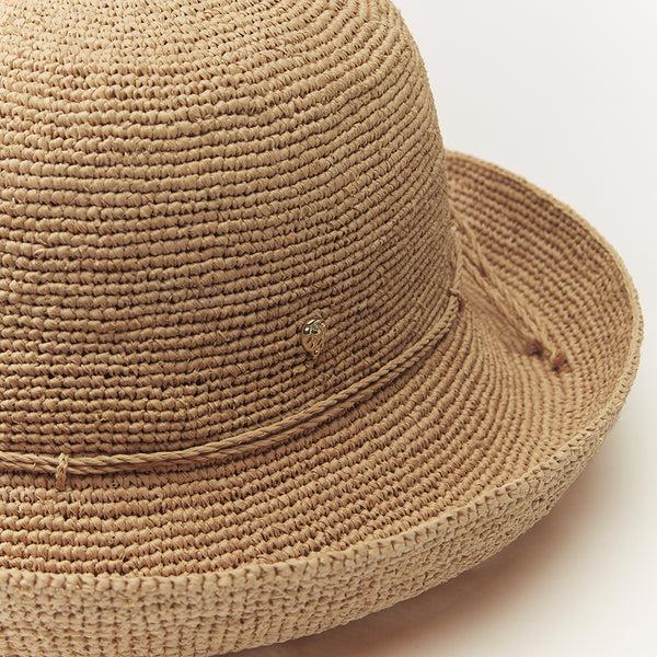 Helen Kaminski Provence 10 Hat Turn Up Brim Nougat