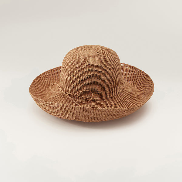 Helen Kaminski Provence 12 Hat Turn Up Brim Nougat