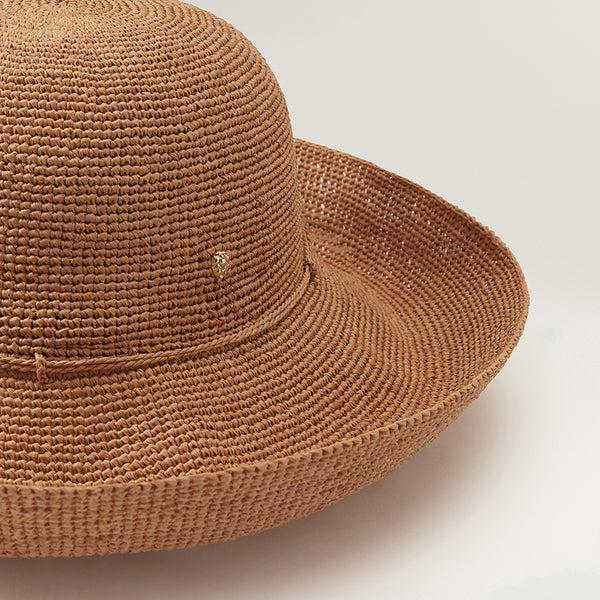 Helen Kaminski Provence 12 Hat Turn Up Brim Nougat
