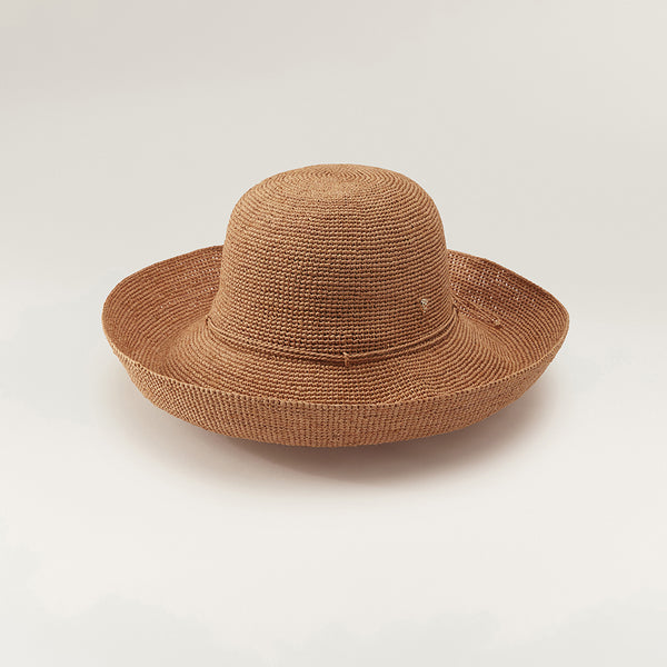 helen kaminski Provence 12 Hat Turn Up Brim Nougat