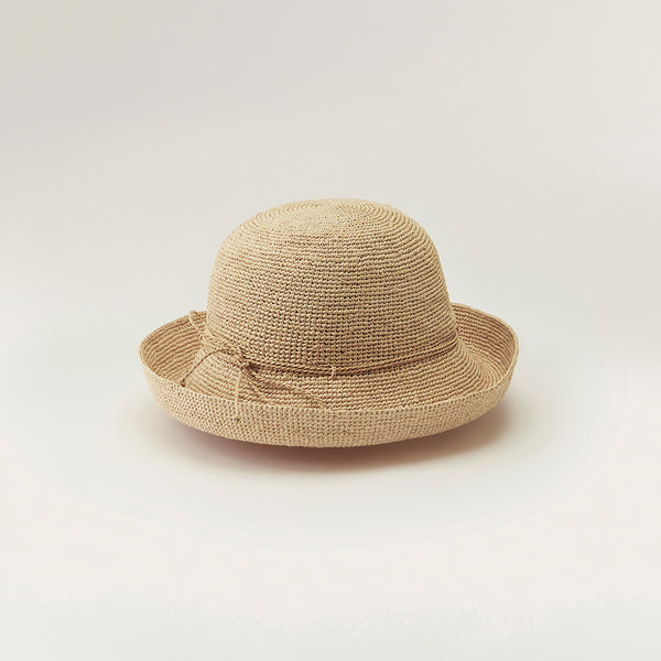 Helen Kaminski Provence 8 Hat Turn Up Brim Natural